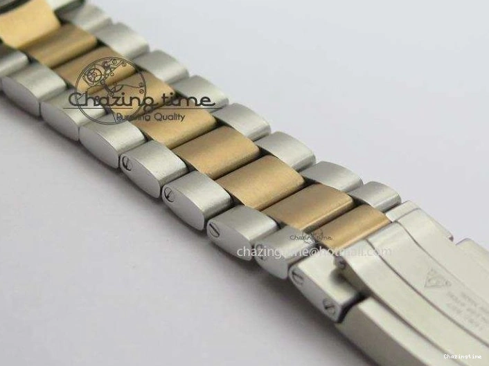 1224 FlexibleFit Seamaster Professional Chrono SS RG Blue Ceramic Blue Dial On SS RG Bracelet A 8211